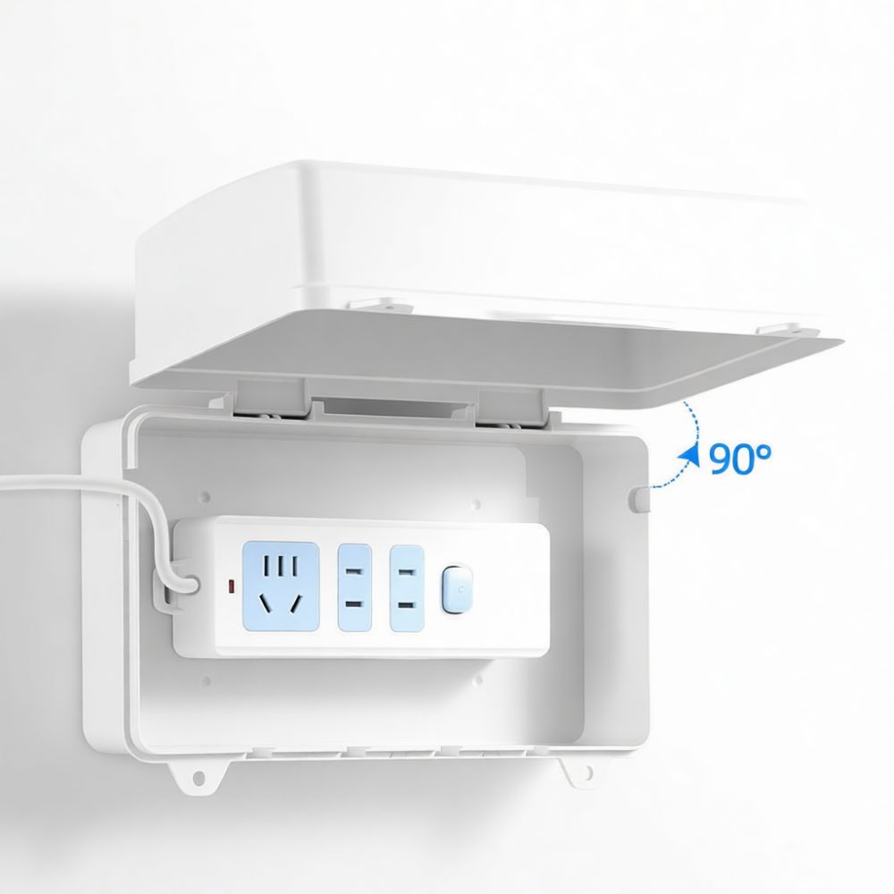 Outdoor Power Strip Weatherproof - Boîtier de protection étanche pour prise