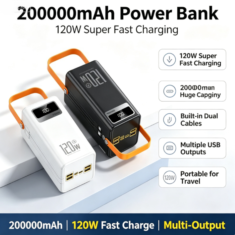 Outdoor Power Adapter Usb C - Batterie externe de 120 W à