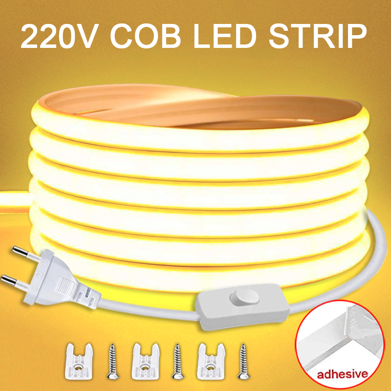 Bande LED COB étanche 220V ave - Outdoor Power Strip Weatherproof avis et prix